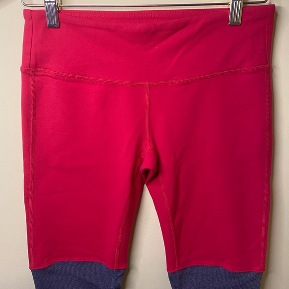 Alo Yoga Legging High-Waist Highlight Goddess Red Grey Size Small - Picture 2 of 8